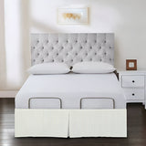 Detachable Wrap Around Polyester Ticking Stripe Tailored Bed Skirt