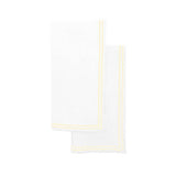 Double Embroidery Border Polycotton Napkins (Set of 4)