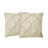 400TC Cotton Pintuck Sateen Solid Euro Sham