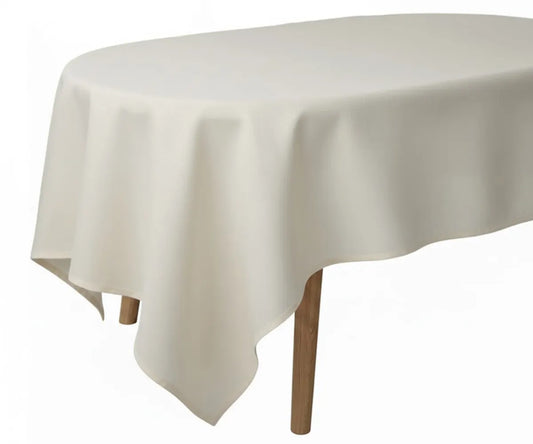 Oval Linen Tablecloth