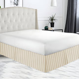 300TC Sateen Stripe Cotton Tailored Bed Skirt