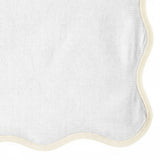 Ivory Napkins - Scalloped Edge