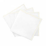 Single Embroidery Border Polycotton Napkins (Set of 4)