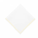 Single Embroidery Border Polycotton Napkins (Set of 4)