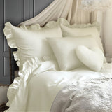 400TC Cotton Sateen Ruffle Sheet Set