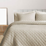 Diamond Knitted Cotton Coverlet