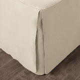 400TC Cotton Sateen Solid Tailored Quilted Bedspread Set