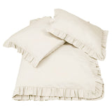 400TC Cotton Sateen Ruffle Sheet Set