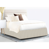 400TC Cotton Vertical Quilted Tailored Bed skirt