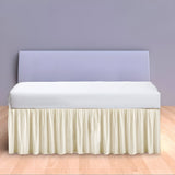 400TC Daybed Sateen Solid Cotton Gathered Bed Skirt