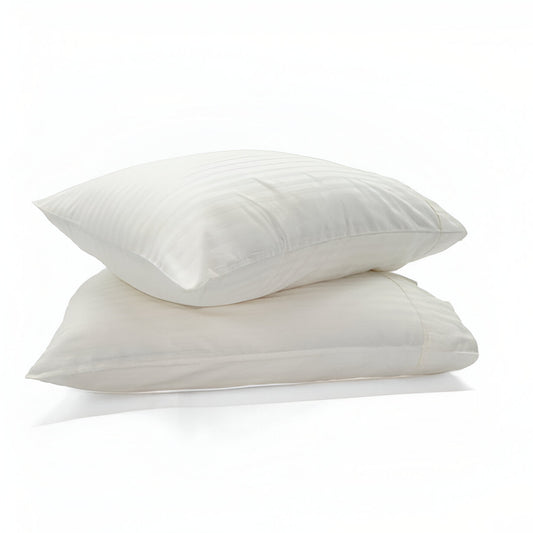 300TC Sateen Cotton Stripe Pillowcases (Set Of 2)