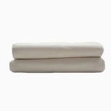 400TC Luxurious Single Embroidery Sateen Solid Cotton Fitted Sheet