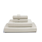 400TC Luxurious Triple Embroidery Sateen Solid Cotton Sheet Set