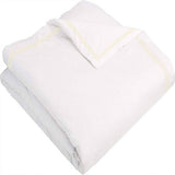 400TC Cotton Triple Edge Embroidery Sateen Solid Duvet Cover Set