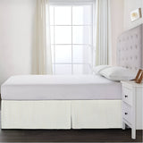 Detachable Wrap Around Polyester Ticking Stripe Tailored Bed Skirt
