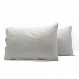 300TC Sateen Cotton Stripe Pillowcases (Set Of 2)
