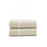400TC Cotton Classic Luxurious Embroidery Sateen Solid Sheet Set