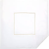 400TC Cotton Double Embroidery Sateen Solid Duvet Cover Set