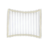 400TC Cotton Sateen Triple Edge Embroidery Stripe Duvet Cover Set