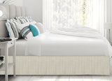 400TC Cotton Vertical Quilted Tailored Bed skirt