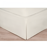 400TC Sateen Solid Cotton Wrap Around Tailored Bed Skirt