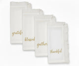 Embroidered Christmas Napkins