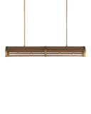 Woodbine Chestnut Rectangular Chandelier