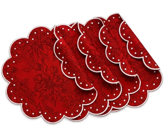 Round Dinning Placemats - Jacquard