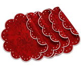 Round Dinning Placemats - Jacquard