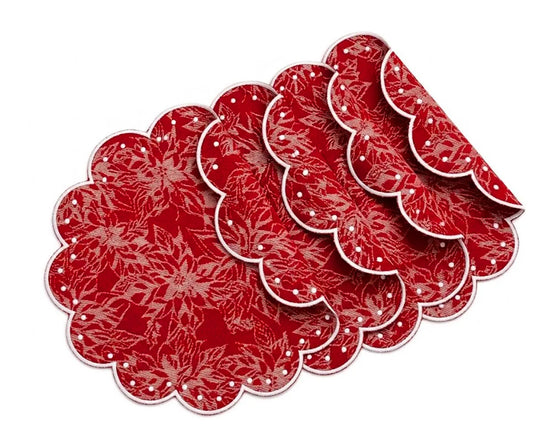 Round Dinning Placemats - Jacquard