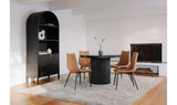 Tower Dining Table Black Marble