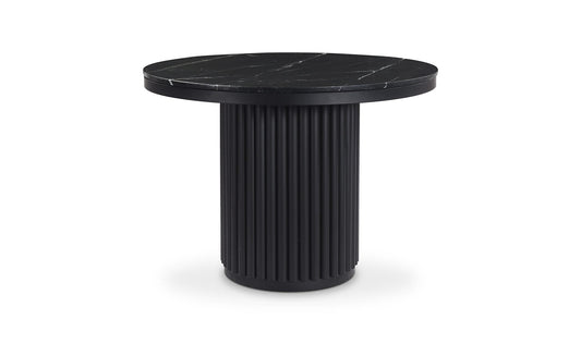 Tower Dining Table Black Marble