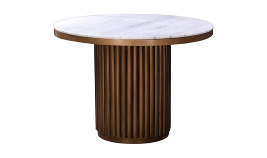 Tower Dining Table White Marble