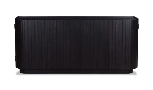 Povera 4 Door Sideboard Black