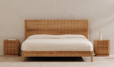 Povera Queen Bed Natural Oak