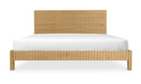 Povera Queen Bed Natural Oak