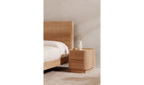 Povera King Bed Natural Oak