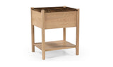 Elio Nightstand Dark Emperador Marble