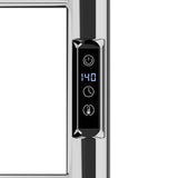 ANZZI Elgon Series 14-Bar Wall Mounted Towel Warmer (20.86" W x 48.62" H), Dual Installation (Hardwire/Plug-In), Quick Warm Time, Rhino Alloy Certified