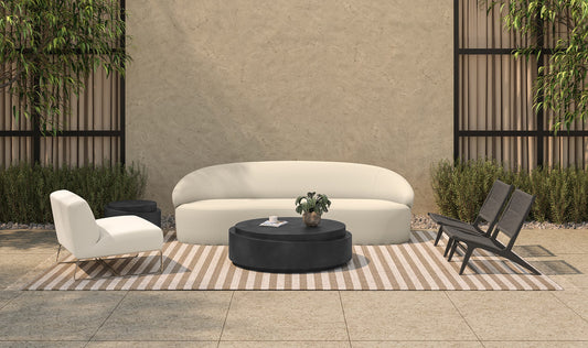 Cosmo Outdoor Accent Table Black