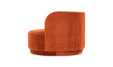 Yoon Chaise Right Fired Rust