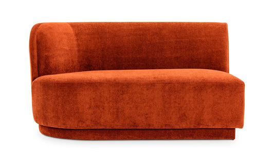 Yoon 2 Seat Sofa Left Rust