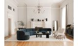 Yoon 2 Seat Sofa Left Nightshade Blue