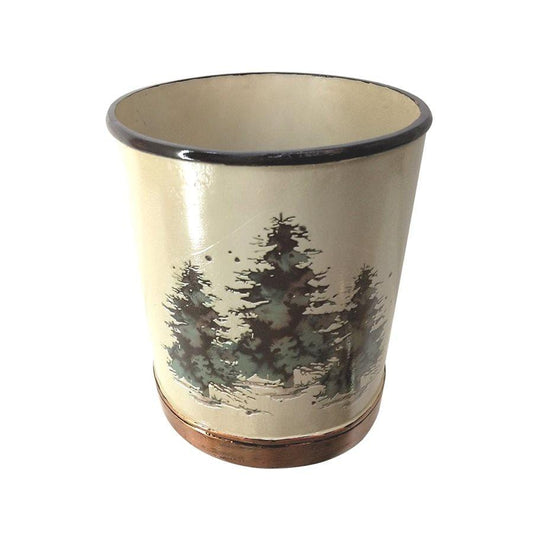 Joshua Snow Wastebasket, 2 MOQ