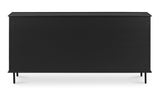 Reagan 6 Drawer Dresser Black