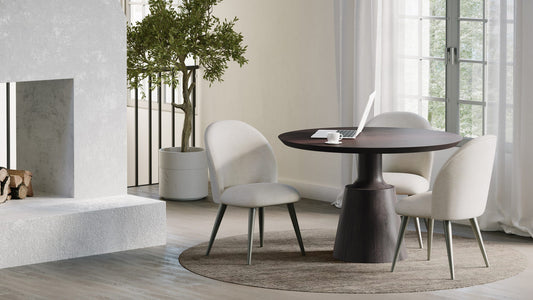 Clarissa Dining Chair Light Grey - Set Of Two