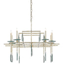 Sethos Silver Rectangular Chandelier