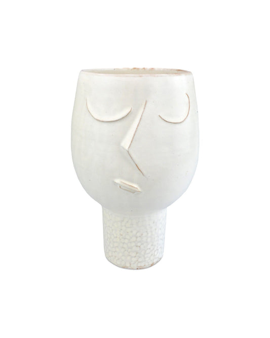Marthe White Vase