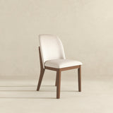 Kaitlyn Beige Fabric Dining Chair (Set Of 2)