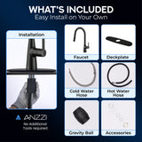Adela Series Modern Touchless Pull-Down Kitchen Faucet